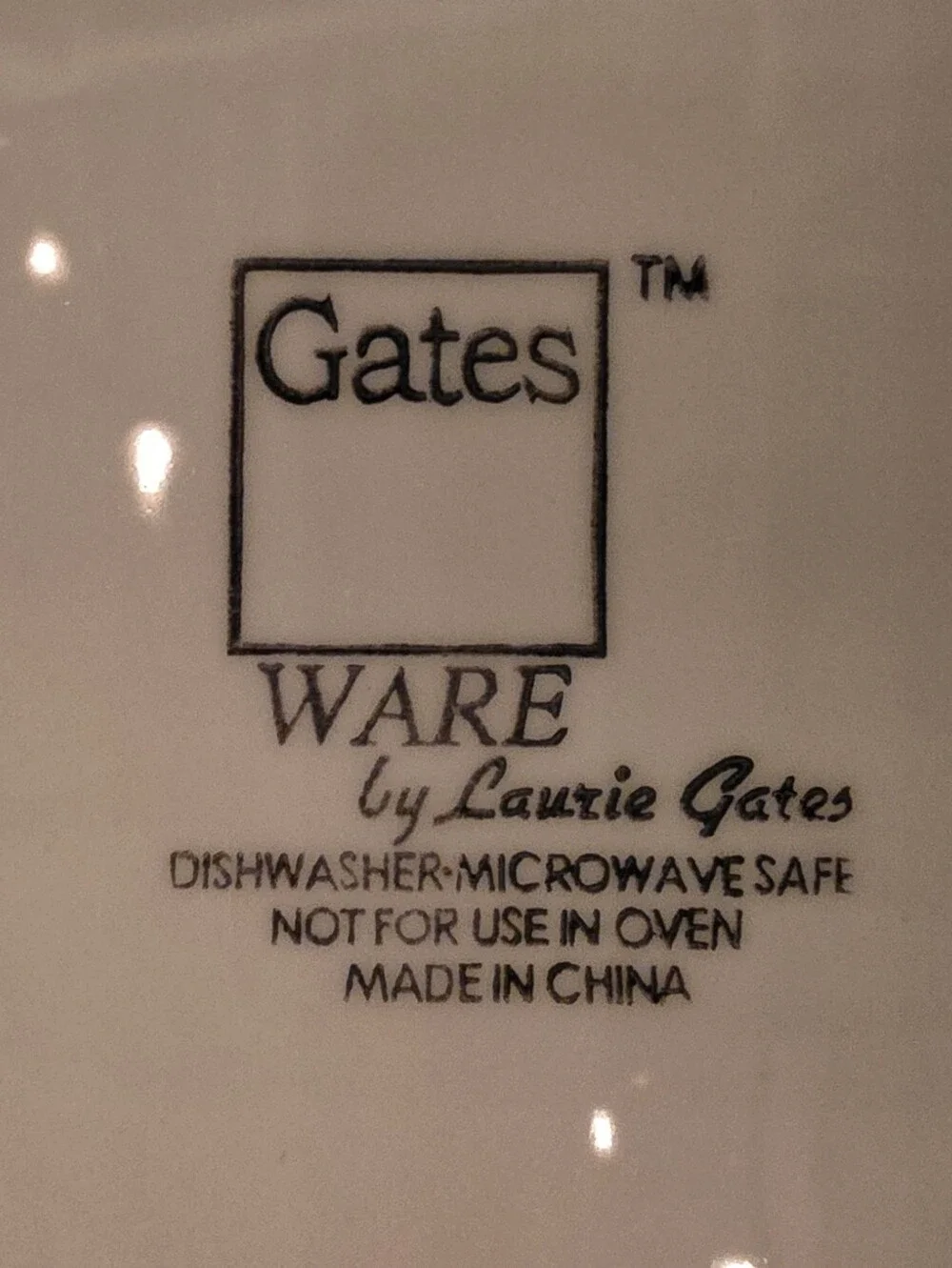 Gates Ware by Laurie Gates 18” Hand Painted Vegetable Serving Platter